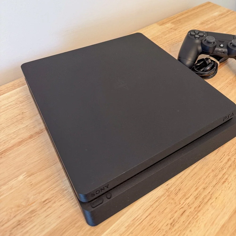 Sony PlayStation 4 Slim 1TB Console Black with DualShock 4 Controller